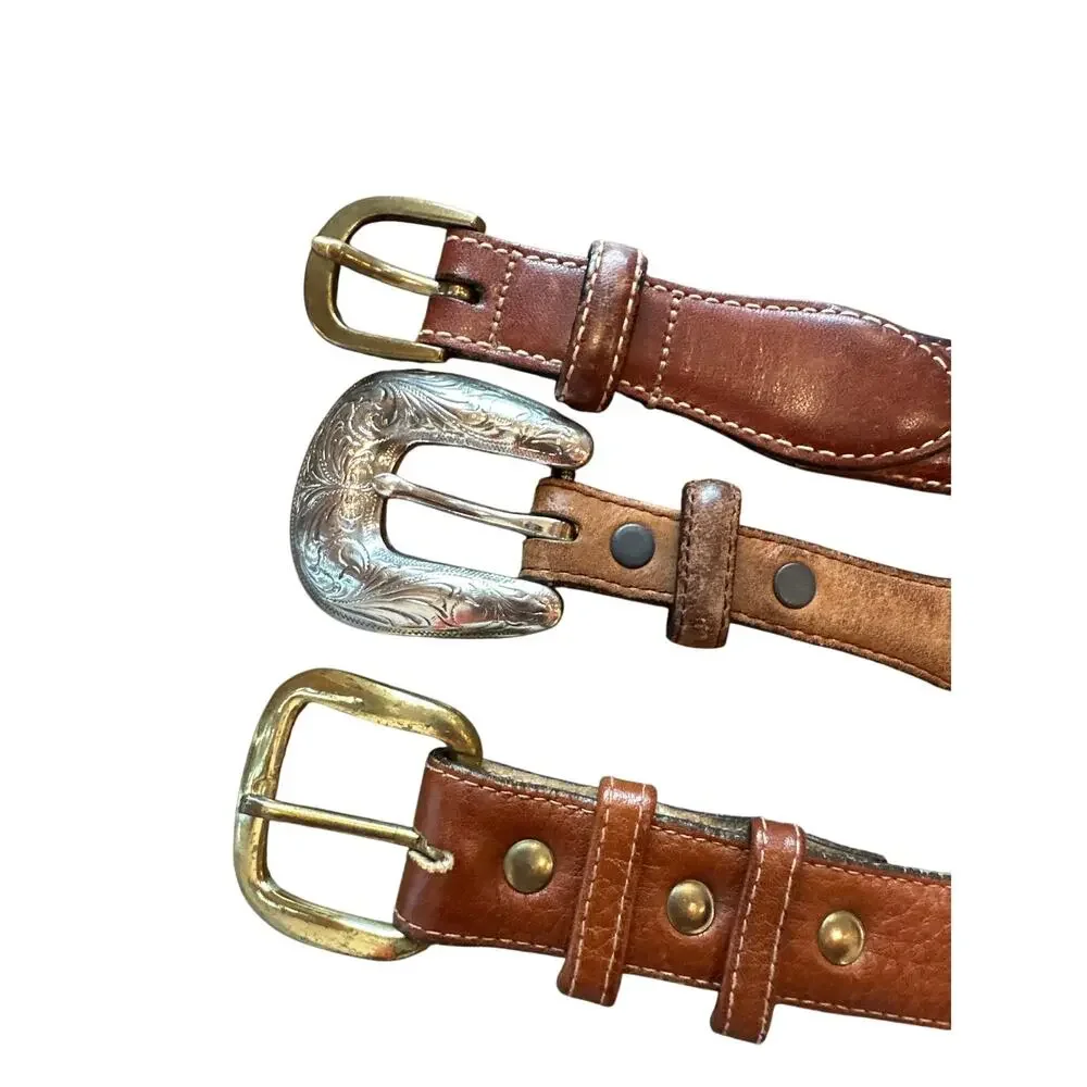 Kids leather western belts 28-34